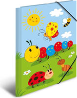 Herma 19784, Herma Eckspannermappe "Frieda & Friends", Karton, DIN A4