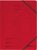 herlitz Eckspanner A4 Karton rot