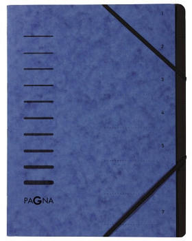 PAGNA Ordnungsmappe 7 Fächer blau (40058-02)