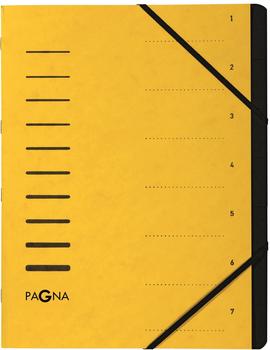 PAGNA Ordnungsmappe 7 Fächer gelb (40058-05)