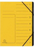 Exacompta 540709E, Exacompta Ordnungsmappe Echter Colorspan-Karton 540709E, 1-7,