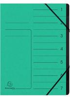 Exacompta 540703E, Exacompta Ordnungsmappe Echter Colorspan-Karton 540703E, 1-7,