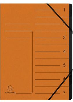 Exacompta Ordnungsmappen 7 Fächer orange (540704E)