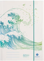 Herlitz 50033928, Herlitz Sammelmappe A4 GREENline Welle