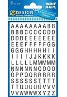 Avery Zweckform 3720, Buchstaben-Etiketten, 85 x 160 mm, 240 Sticker / 2 Bögen, Schwarz