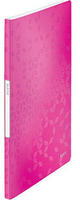 Leitz Sichtbuch 4631-01-23, WOW, aus PP, A4, mit 20 H&uuml;llen, pink