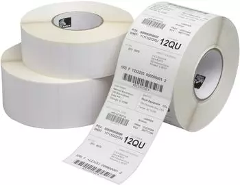 Zebra Z-Perform 1000T - Matt - permanenter Acrylklebstoff - weiß - 152.4 x 216 mm 2720 Etikett(en) (4 Rolle(n) x 680) Papier