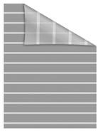 LICHTBLICK Fensterfolie Streifen, grau B/l: Ca. 50x100 cm
