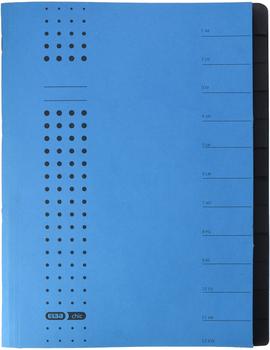 Elba Chic A4 Ordnungsmappe 12 F&auml;cher blau (42496 BL)