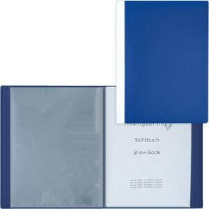FolderSys Sichtbuch A4 blau 20 Hüllen (25002-40)