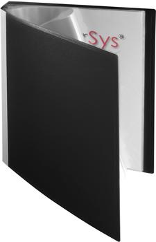 FolderSys Sichtbuch A4 schwarz 40 Hüllen (25004-30)