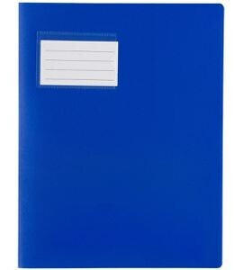 Idena Schnellhefter blau transluzent A4 Überbreite Vorderdeckel farbig (307854)