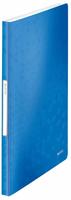 LEITZ 46320036, LEITZ WOW Sichtbuch DIN A4, 40 H&uuml;llen blau-metallic