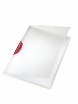 Leitz Cliphefter ColorClip A4 für 30 Blatt transparent Clip rot (4175-00-25)