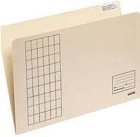 LEITZ Einfach-Einstellmappe, vertikal, Gitterdruck, chamois - f&uuml;r den Markt: D - L -