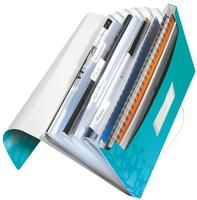 LEITZ 4589-00-51, Leitz Projektmappe WOW, A4, PP, 6 F&auml;cher, eisblau