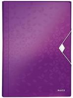 LEITZ 4589-00-62, Leitz Projektmappe WOW, A4, PP, 6 F&auml;cher, violett