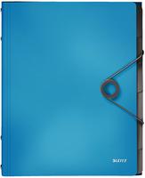 Leitz Ordnungsmappe 4569-10-30, Solid, A4, aus Kunststoff, hellblau, 6 F&auml;cher
