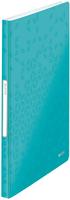 LEITZ 4632-00-51, Leitz Sichtbuch WOW, A4, PP, mit 40 H&uuml;llen, eisblau