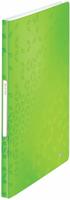 LEITZ 46320054, LEITZ WOW Sichtbuch DIN A4, 40 H&uuml;llen gr&uuml;n-metallic