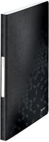 LEITZ 46320095, LEITZ WOW Sichtbuch DIN A4, 40 H&uuml;llen schwarz-metallic