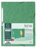 Exacompta 55503E, Exacompta Eckspannmappe Nature Future 55503E, A4 gr&uuml;n Karton...