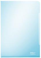 LEITZ Sichth&uuml;lle Super Premium, A4, PVC, blau, 0,15 mm oben und seitlich offen,