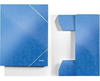 Leitz Eckspanner 3982-00-36 WOW, A4, laminierter Karton, blau, 3...