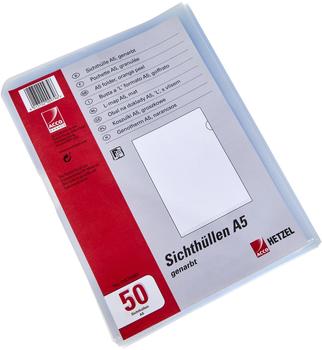 HETZEL Sichth&uuml;llen A5 0,11mm transparent 50 St&uuml;ck (21575090)