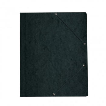 Herlitz Einschlagmappe mit Gummizug DIN A4 schwarz (11199544)