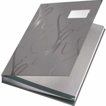 Leitz Unterschriftenmappe Design DIN A4 18 Fächer grau (57450085)