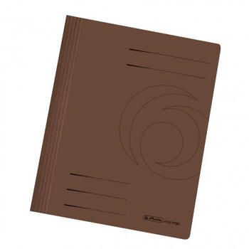 Herlitz Schnellhefter DIN A4 Manila-Karton braun 10 Stück (10900223_10)