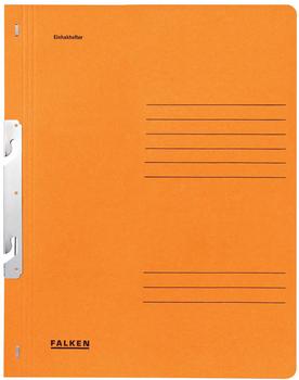 Falken Einhakhefter A4 orange ganzer Vorderdeckel 50 Stück (80004096)