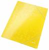 Leitz Eckspanner 3982-01-16 WOW, A4, laminierter Karton, gelb, 3...