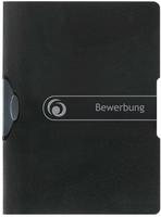 Herlitz Bewerbungsmappe Express-Clip A4 PP schwarz