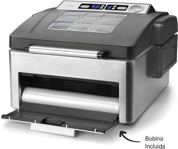Lacor 69352, Schwarz, Edelstahl, 0,9 mbar, Tasten, 350 W, 50 - 60 Hz, 380 mm