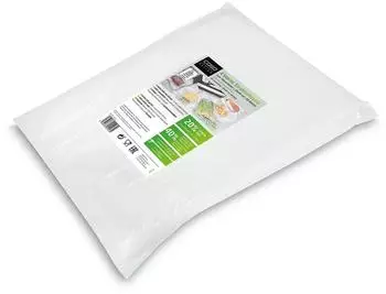 Caso Folienbeutel 25x 35 cm 60St 4 Sterne gepr&auml;gte Vakuumbeutel