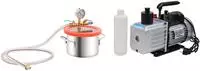 vidaXL Vakuumkammer mit 2-stufiger Pumpe 3,7 L