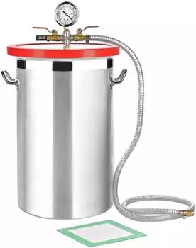 Mucola Vakuumkammer Entgasungskammer Edelstahl 27,7l (280x450mm)