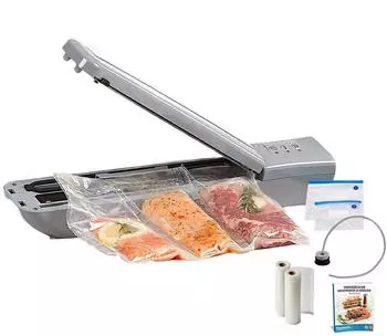 MediaShop Duo NutriSealer 6in1 Vakuumierger&auml;t inkl Folien+ Beutel