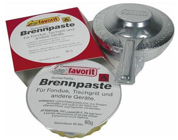 Favorit Brenner Set inkl. Brennpaste + Schale