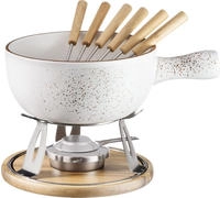 M&Auml;SER Fonduetopf "Pintar" Set, 10 Stk. tlg. Keramik