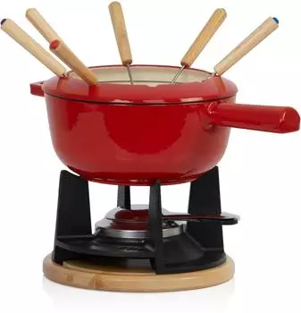 Mahlzeit Fondue Set für 6 Personenv2 Liter 13 teilig