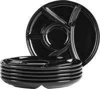 M&Auml;SER Fondueteller "Fondueteller Set, aus Porzellan, &Oslash; 21,5 cm" Geschirr-Set,
