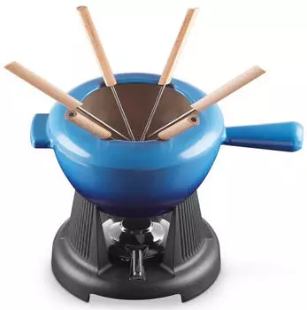 Le Creuset Käsefondue-Set Gusseisen Azure