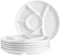 M&Auml;SER Fondueteller "Fondueteller Set, aus Porzellan, &Oslash; 21,5 cm" Geschirr-Set,