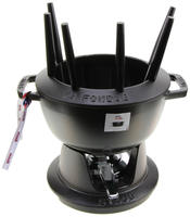 Staub 14002023, Staub: Fondue Set, &Oslash;20cm, schwarz