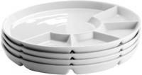 M&Auml;SER Fondueteller "Fondueteller &Oslash; 24 cm, aus Porzellan" Teller Set