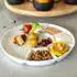 Domestic Fondueteller Porzellan 24 cm 4er-Set 925600