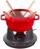 Staub 14001606, Staub: Fondue Set, Ø16cm, kirschrot